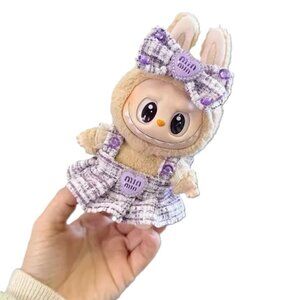 Labubu Designer Clothing Outfit Dress Purple Clothes Accessories